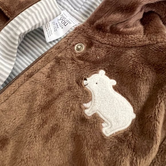 Just One You Carter's Winter bear suit 6 months - Picture 3 of 7